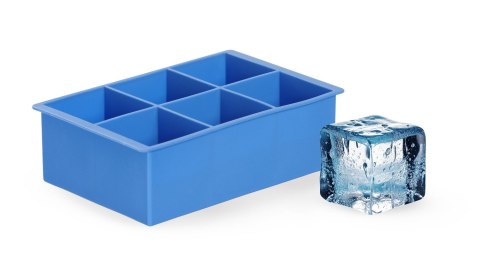 Silikonowa forma do kostek lodu XL duże kostki 5x5x5 cm Hendi 679036