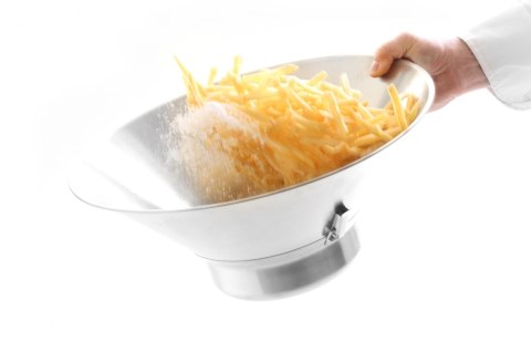 Sito do solenia frytek ø41 cm z odpinanym dnem stalowe Hendi 630808
