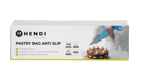 Worki cukiernicze jednorazowe HACCP 515x280 mm 100 sztuk Hendi 557303