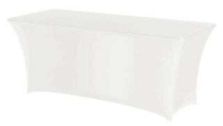 Biały obrus bankietowy do stołu cateringowego model 810927 poliester Hendi 814390
