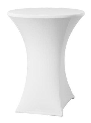 Biały obrus bankietowy do stołu cateringowego modele 810521 i 810538 Hendi 813157