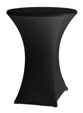Czarny obrus do stołu cateringowego modele 810521 i 810538 Hendi 813164