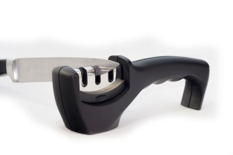 Gastronomiczna 3-funkcyjna ostrzałka do noży kuchennych długość 20 cm Hendi 820612
