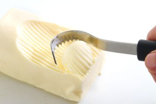 Gastronomiczny profesjonalny nóż dekoracyjny do masła długość 200 mm Hendi 856192