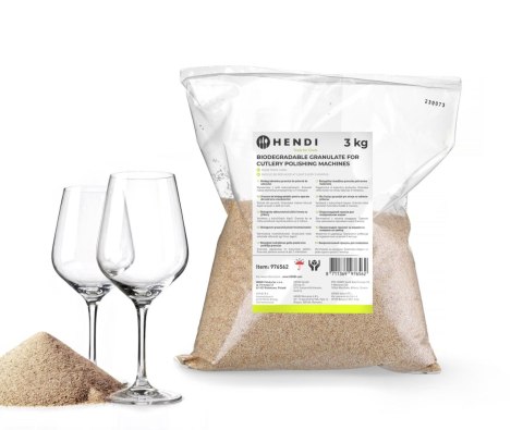 Granulat do polerek gastronomicznych opakowanie 3 kg Hendi 976562