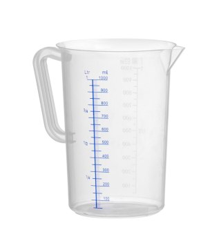 Miarka kuchenna dzbanek z tworzywa z podziałką 1 l ø110x170 mm Hendi 567203