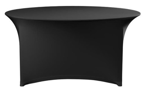Okrągły obrus czarny do stołu cateringowego model 810941 Hendi 814468