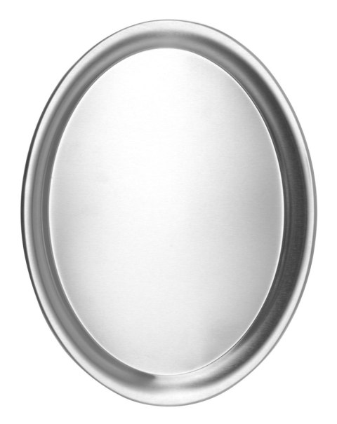 Owalna taca do serwowania kawy stal nierdzewna 285x220 mm Hendi 405307