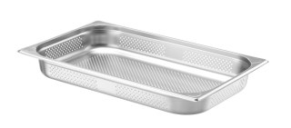 Pojemnik GN 1/1 h-65 mm perforowany stal nierdzewna Kitchen Line Hendi 807125