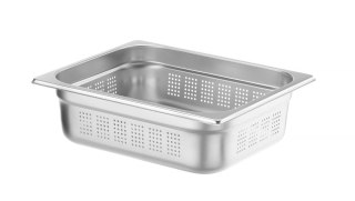 Pojemnik GN 1/2 h-100 mm perforowany dziurkowany stal nierdzewna Hendi 802427