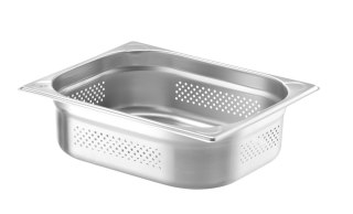 Pojemnik GN 1/2 h-100 mm perforowany stal nierdzewna Kitchen Line Hendi 807330