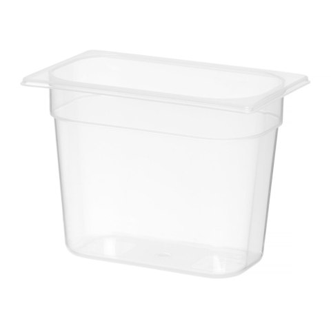 Pojemnik GN 1/4 h-200 mm polipropylenowy do magazynowania Hendi 880302