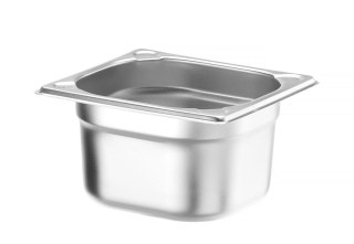 Pojemnik GN 1/6 h-100 mm stal nierdzewna do przypraw Kitchen Line Hendi 806630