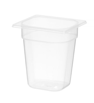 Pojemnik GN 1/6 h-200 mm polipropylenowy transparentny do magazynu Hendi 880401