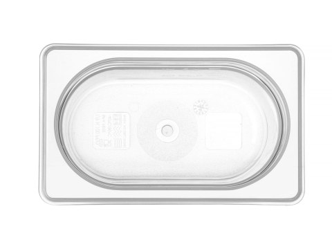 Pojemnik GN 1/9 h-100 mm polipropylenowy do magazynowania żywności Hendi 880524