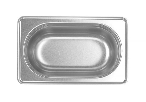 Pojemnik GN 1/9 h-100 mm stal nierdzewna najwyższej jakości Profi Line Hendi 801826