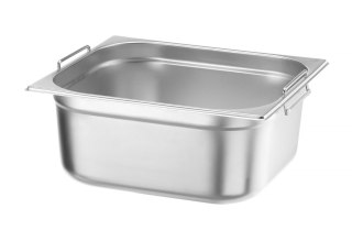 Pojemnik GN 2/3 h-150 mm z chowanymi uchwytami stal nierdzewna Hendi 817247