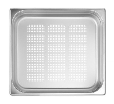 Pojemnik GN 2/3 h-40 mm perforowany dziurkowany stal nierdzewna Hendi 802342