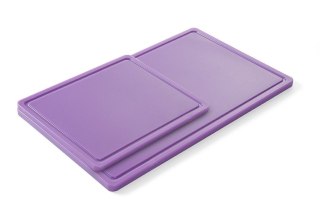 Profesjonalna deska do krojenia HACCP GN 1/1 fioletowa 530x325 mm HENDI 826065