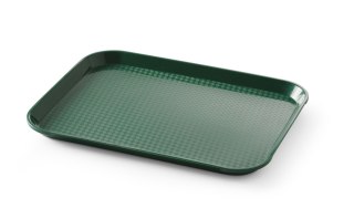 Taca barowa do fast foodu zielona polipropylenowa 26x34 cm Hendi 878736