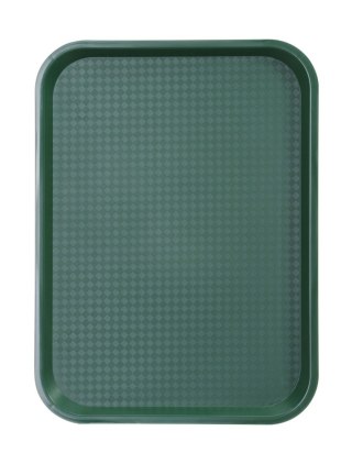 Taca barowa do fast foodu zielona polipropylenowa 30x41 cm Hendi 878934