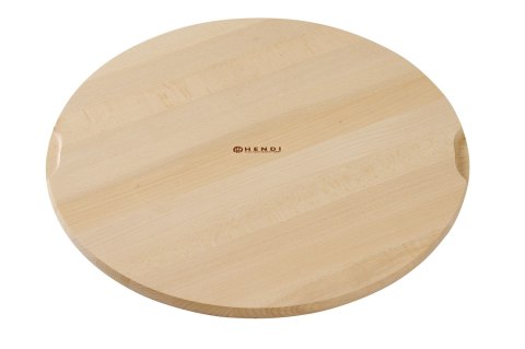 Drewniana okrągła deska do serwowania i podawania pizzy średnica 40 cm Hendi 505564