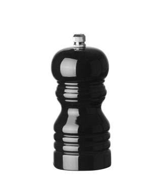 Drewniany młynek do pieprzu czarny wysokość 113 mm średnica 50 mm Hendi 469576