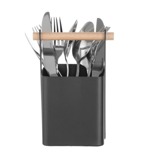Drewniany organizer stołowy na akcesoria wymiary 14x10,5x19 cm Hendi 427064