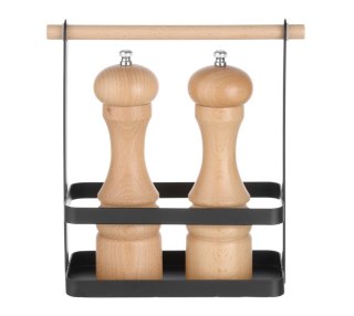 Drewniany organizer stołowy na akcesoria wymiary 23x10x24 cm Hendi 427040