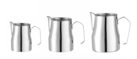 Dzbanek do spieniania mleka stal nierdzewna średnica 84 mm 0,7 l Hendi 451014