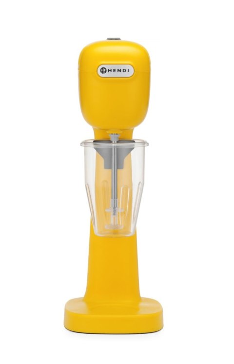Elektryczny shaker barmański do koktajli mlecznych żółty Hendi 221631