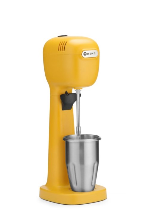 Elektryczny shaker barmański do koktajli mlecznych żółty Hendi 221631