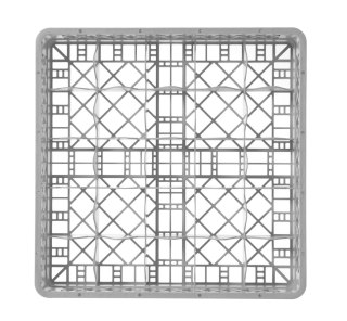 Kosz do szkła do zmywarek 50x50 cm na 25 przegródek gastronomiczny Hendi 877036