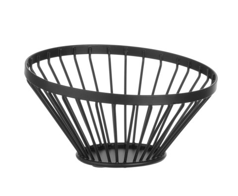 Koszyk do owoców czarny okrągły do bufetu średnica 150x80 mm Hendi 427095