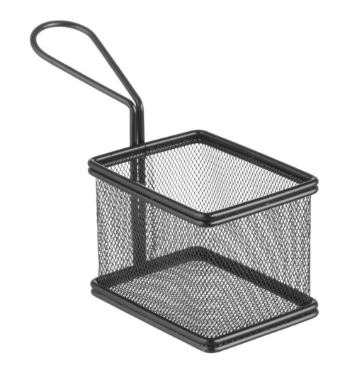 Koszyk miniaturowy do smażonych przekąsek i frytek 100x80x75 mm Hendi 425619