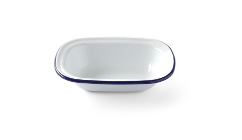 Naczynie prostokątne emaliowane do serwowania wymiary 175x130 mm Hendi 621202