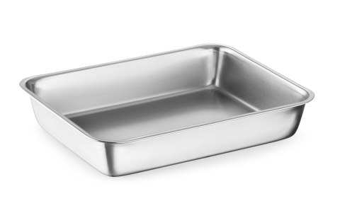 Pojemnik na mięso stal nierdzewna taca gastronomiczna 26x20x4,8 cm Hendi 508107