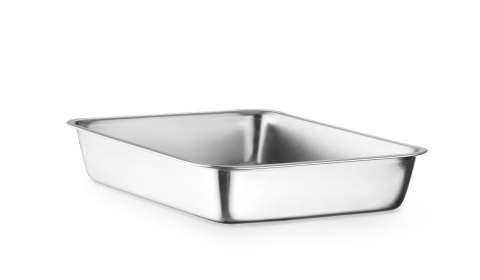 Pojemnik na mięso stal nierdzewna taca gastronomiczna 26x20x4,8 cm Hendi 508107