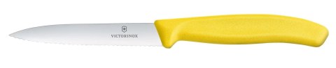 Profesjonalny nóż do jarzyn ząbkowany żółty 100 mm Victorinox 6.7736.L8