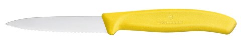 Profesjonalny nóż do jarzyn ząbkowany żółty 80 mm Victorinox 6.7636.L118