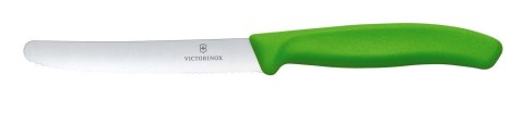 Profesjonalny nóż do pomidorów zielony 110 mm Victorinox 6.7836.L114