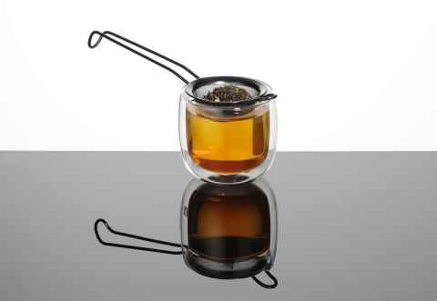 Stożkowe sitko barmańskie do drinków czarne ø65x220 mm BarUp Hendi 638132