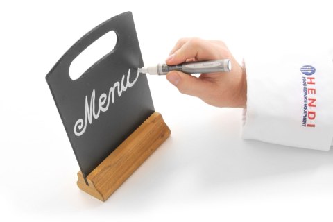 Tablica stołowa kredowa do menu i rezerwacji zestaw 2 sztuki Hendi 664056