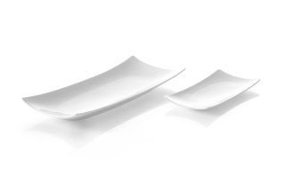 Taca melaminowa Bark do serwowania przekąsek 352x146 mm Hendi 785553