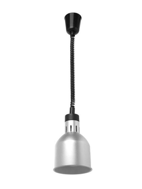 Wisząca lampa grzewcza do potraw srebrna stylowa Hendi 273883