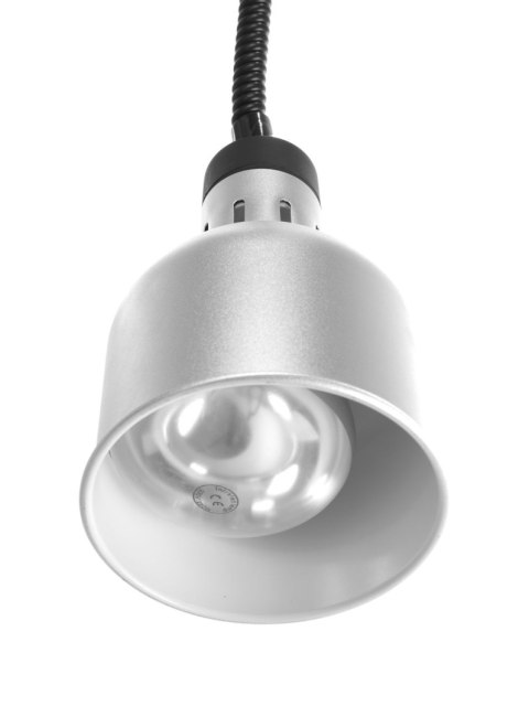 Wisząca lampa grzewcza do potraw srebrna stylowa Hendi 273883