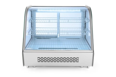 Witryna chłodnicza ekspozycyjna nablatowa 120 l przeszklona Hendi 233702