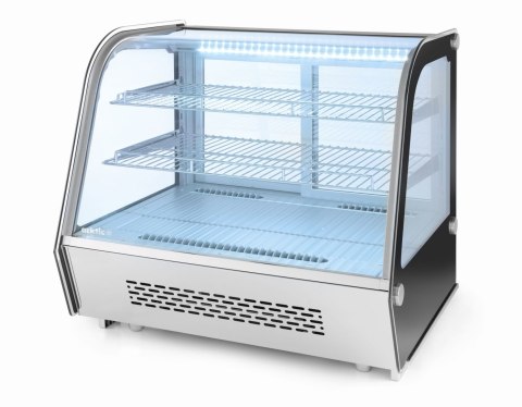 Witryna chłodnicza ekspozycyjna nablatowa 120 l przeszklona Hendi 233702