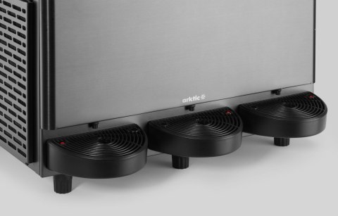 Granitor gastronomiczny Arktic czarny 3x12 l 230 V 1080 W Hendi 274378