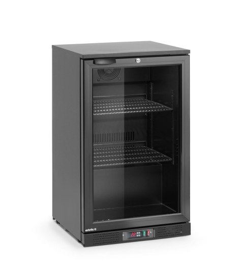 Lodówka barowa 1-drzwiowa czarna 86 l 230V 500x530x870 mm HENDI Arktic 236871